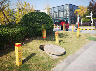 燃气阀门井及标志桩